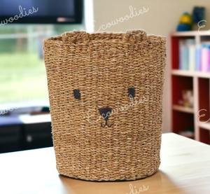 ตะกร้าหวายรูปสัตว์สำหรับห้องเด็กตะกร้าซักผ้าทำด้วยมือเป็นมิตรกับสิ่งแวดล้อม - Product Image 4