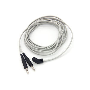 Câble bipolaire en silicone réutilisable raccord européen pince bipolaire câble Instruments chirurgicaux fournitures médicales - Product Image 6