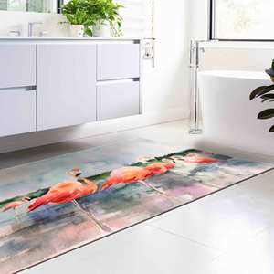 พรมพิมพ์ลาย: พรมห้องเด็กผู้หญิง, พรมหลากสี, พรมนุ่ม, พรมขนสั้นนุ่ม - Product Image 4