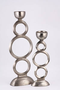 Ensemble de bougeoirs antiques élégants support décoratif en métal pour événements spéciaux et décoration de la maison au meilleur prix - Product Image 4