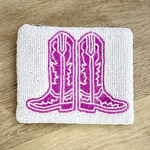 Monedero de Cuentas Hecho a Mano con Diseño de Fruta Naranja, Bolsa de Cuentas Blancas con Hoja Verde, Cartera Pequeña con Cremallera, Artesanía Linda para Regalo - Product Image 2