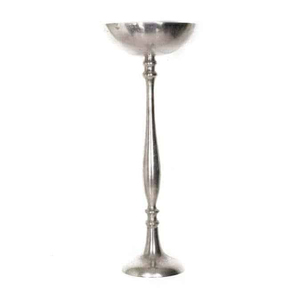 Vase urne décoratif en aluminium argenté pour la décoration de la maison et du bureau Vase urne de table en argent design de luxe pour fleurs - Product Image 2