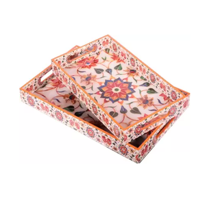 Plateau en bois MDF de meilleure qualité avec revêtement en émail Plateaux de service imprimés de taille personnalisable Optimal pour servir - Product Image 3