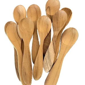 Ensemble d'ustensiles de cuisine en bois au design moderne essentiel, cuillère en acier inoxydable, fourchettes, trous à fromage, éplucheur pour la cuisine - Product Image 1