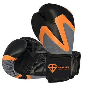 Gants de boxe en cuir véritable à vendre en ligne, étiquette privée, gants de boxe respirants personnalisés - Product Image 3