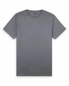Breathable Mens Cotton T Shirt for the Summer Export Quality Men's O-neck T Shirts Grey T Shirt