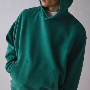 เสื้อฮู้ดผู้ชายสำหรับฤดูหนาว พิมพ์ลายตามสั่ง ผ้าโพลีเอสเตอร์/คอตตอน แขนยาวแบบลำลอง คอฮู้ดปักลาย รับผลิตแบบ OEM - Product Image 4