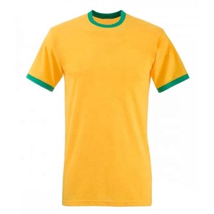 Wholesale Men's High Quality Knitted Neck Short Sleeve T-<b>shirt</b> <b>100</b>% Cotton <b>Polyester</b> Print Design Simple t <b>shirt</b> - Product Image 5