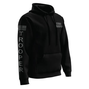 Suministro directo de fábrica Logotipo personalizado STATE-TROOPER Sudadera con capucha de rendimiento para hombres Diseño libre Sudaderas con capucha y sudaderas de poliéster para hombres - Product Image 3