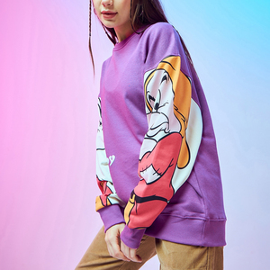 เสื้อสเวตเตอร์ผ้าฝ้ายถักทำจาก100% วัสดุผ้าเทอร์รี่ใส่สบายสำหรับผู้หญิง - Product Image 2