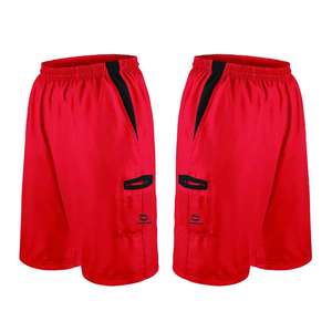 Shorts de baseball décontractés personnalisés de haute qualité, écologiques, pour hommes et femmes, couleur unie, séchage rapide et imperméables, personnalisation complète - Product Image 1