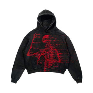 Sudaderas con capucha para hombre de alta calidad, estampado DTG, diseño superior, servicio profesional OEM, temporada de invierno, cuello con capucha hecho en Pakistán - Product Image 4