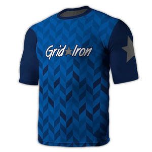 Camiseta de Fútbol Unisex de Manga Corta, Transpirable, 100% Poliéster, con Logotipo Personalizado al por Mayor, Tallas Grandes, Impresión por Sublimación - Product Image 5