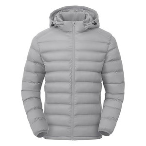 เสื้อแจ็คเก็ตพัฟเฟอร์น้ำหนักเบาสำหรับผู้ชายอเนกประสงค์ เสื้อโค้ทกันหนาวบุฉนวนพร้อมฮู้ดถอดได้ เหมาะสำหรับใส่เป็นเสื้อคลุมด้านนอกในฤดูหนาว เดินทาง เล่นสกี และตั้งแคมป์ - Product Image 1