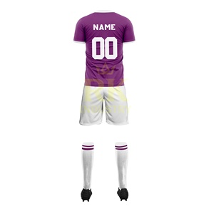 Camisetas de Fútbol Unisex con Logotipo Personalizable, Impresión por Sublimación Completa, 100% Poliéster, Secado Rápido y Transpirable para Entrenamiento - Product Image 4