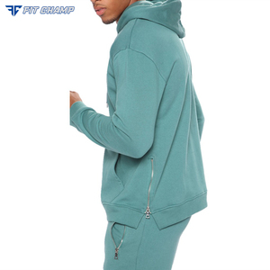 Chándal de Fitness de invierno con logotipo personalizado para hombre, nuevo diseño, Jogging, cremallera lateral, bolsillo para teléfono, XL/XXL, cintura ajustable, deporte transpirable - Product Image 3