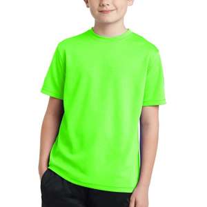 เสื้อยืดเด็กผ้าแคนวาสคอตตอน 100% แบบ OEM สั่งทำได้ตามต้องการ พร้อมรับผลิตแบรนด์ส่วนตัว ทรงปกติ แห้งเร็ว ระบายอากาศดี มีสไตล์ - Product Image 1