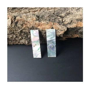 Chips de concha de abulón Ideal para proyectos de madera y resina de personalización de guitarra con incrustaciones de joyería - Product Image 4