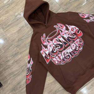 Vêtements de rue de haute qualité sweat à capuche en coton zippé pour femmes avec impression de strass personnalisés sweat à capuche à manches longues pour femmes - Product Image 5