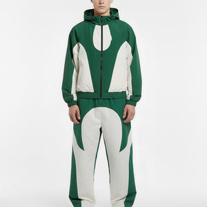 Survêtement à capuche unisexe personnalisé style streetwear 100% coton, solution de marque en gros, support d'emballage avec logo, production directe usine - Product Image 5