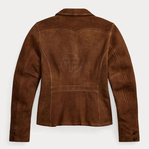 Veste en daim pour femmes moderne, design haut de gamme, apparence élégante, toucher doux, légère, écologique, vêtement d'extérieur d'hiver - Product Image 2