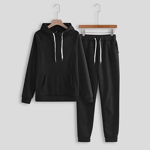 OEM Hombres Invierno Atlético Gimnasio Ropa Deportiva 2 piezas de algodón con capucha Joggers Conjunto Pantalones de chándal con capucha Top Chándal Trajes de calle Ropa deportiva - Product Image 2
