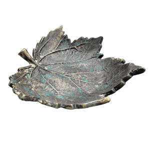 Plateau en métal en forme de feuille de dernière génération pour un usage domestique Plateau de service exclusif Plateau de service en métal moderne - Product Image 3