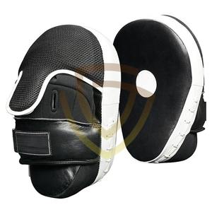 High Quality Leather target boxing <b>focus</b> mitts <b>pads</b> boxing punching <b>pad</b> Mitts Muay Thai <b>Pads</b> for MMA Kickboxing Training <b>focus</b> - Product Image 3
