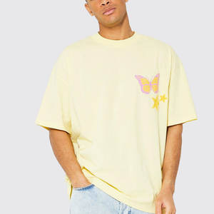 เสื้อยืดโอเวอร์ไซส์ลำลองสำหรับผู้ชาย ผ้าฝ้าย 100% ทรงไหล่ตก ดีไซน์ระบายอากาศ น้ำหนักเบา สวมใส่สบายทุกวัน - Product Image 1