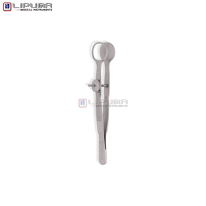 Forceps de Chalazion Desmarres, plaque de 23 mm, poignée plate de 12x20 mm, 36 pouces (92 cm), instruments médicaux ophtalmiques - Product Image 2