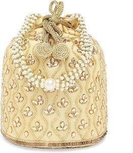 กระเป๋าปัตตาเลี่ยนงานฝีมือแบบดั้งเดิมสำหรับงานเทศกาล งานแต่งงาน  ตกแต่งด้วยงานปักหิน  งานกระจก  สามารถปรับแต่งโลโก้ได้ - Product Image 5