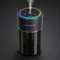 Diffuseur d'arômes intelligent ciel étoilé, portable, commande tactile, lumière RGB, humidificateur à brume, parfum pour voiture, décoration