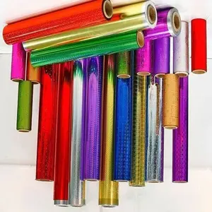 Multi-Color Metallized Holographic Adhesive Rectangular Film Shiny Reflective PET Gift Wrap <b>Stickers</b> <b>Labels</b> Crafts Wholesale - Product Image 4