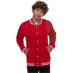 Chaqueta Universitaria Personalizada para Hombre, Cuerpo y Mangas de Lana Premium, Estilo Clásico de Béisbol con Letras - Product Image 5