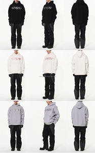 Sudadera con Capucha y Cremallera, Estilo Urbano, 400 g/m², Bordado Personalizado, 100% Algodón, Unisex, Invierno, Forro Polar, Muestra Gratis - Product Image 3