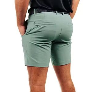 Logo personnalisé séchage rapide évacuation de l'humidité entraînement couleur unie vierge décontracté Golf polyester hommes Shorts - Product Image 3