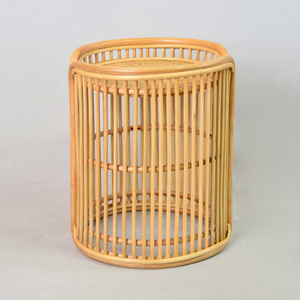 Muebles de Salón, Elegante Mesa Auxiliar de Ratán, Mesa Redonda de Ratán al por Mayor, Hecha a Mano en Vietnam - Product Image 6