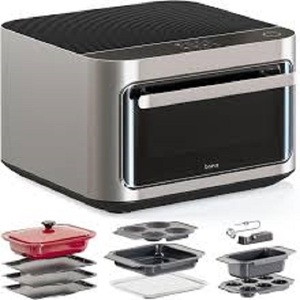 Brava 10-in-1 Touchscreen Countertop <b>Smart</b> Oven Starter Set Air Fryer 6-Slice Toaster Slow <b>Cooker</b> - Product Image 1