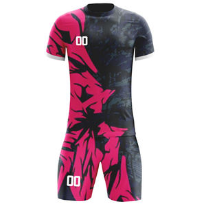 เสื้อฟุตบอลคอกลม OEM ขายส่ง ออกแบบเองได้ ผลิตจากโพลีเอสเตอร์ 100% ป้องกันแบคทีเรีย แห้งเร็ว ระบายอากาศ กันน้ำ ป้องกันรังสียูวี - Product Image 3