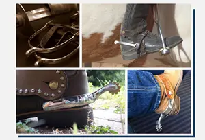 Antiguo de caballo occidental Spur - Product Image 2