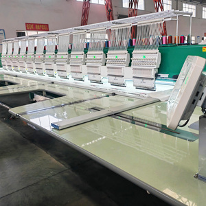 เครื่องปักผ้าความแม่นยำสูง 12 เข็ม 20 หัว สำหรับโรงงานเสื้อผ้า ธุรกิจเสื้อผ้าสำเร็จรูป - Product Image 1