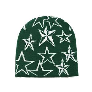 Chic classique nouveau Style Style supérieur jacquard Beanie Cap chapeau confortable chaud chapeau d'hiver casquettes tricotées pour hommes et femmes - Product Image 4