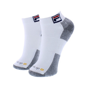 Calcetines Unisex Fila de Corte Bajo, Color: Blanco/Gris, 100% Auténticos - Product Image 3