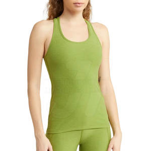 Débardeur Femme Personnalisé de Haute Qualité – Nouveau Style Décontracté d'Été Respirant à Motif Uni en Coton et Fibre de Bambou avec Logo Personnalisé - Product Image 2