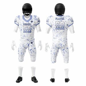OEM American Football Uniforms Kit High Quality Custom Logo Printed Team <b>Practice</b> Jersey <b>Padded</b> Shorts Breathable - Product Image 1