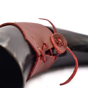 Taza de cuerno auténtica para cerveza, café y cerveza, perfecta para bar rústico, hogar, cocina y exhibición de decoración tradicional - Product Image 3