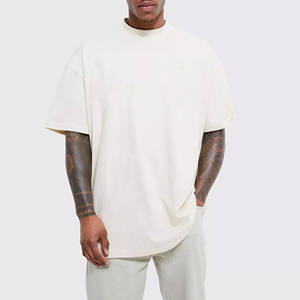 เสื้อยืดฮิปฮอปสไตล์ลำลองทรงโอเวอร์ไซส์สำหรับผู้ชาย ออกแบบเองได้ ผ้าฝ้าย 100% น้ำหนัก 220 กรัม เป็นมิตรกับสิ่งแวดล้อม แขนสั้น ไม่เป็นขุย คุณภาพสูง - Product Image 1