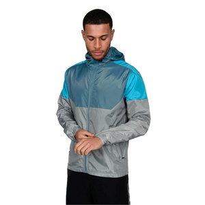 High Quality Men's Sport Windbreaker Jacket New Design Rain Jacket for Spring Canvas with Embroidery Decoration - Product Image 5