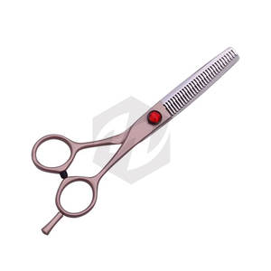 Tijeras de Entresacar para Cortar Cabello de Alta Calidad con Mango de Color Rosa, Tijeras Profesionales de Peluquería para Peluquería y Uso en Salón - Product Image 4