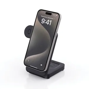 Arcadia 15W 3 en 1, Gadgets Sostenibles, Cargador de Baterías Portátiles Promocionales 3 en 1 - Product Image 4